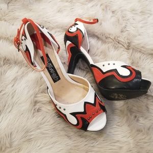 Naughty Monkey platform heels